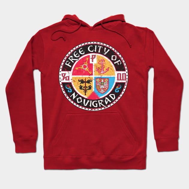 Free City of Novigrad Hoodie by MindsparkCreative